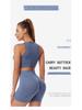 Women's Cross-Border Yoga Suit: Shockproof Sports Bra, Sexy Deep U Vest, and Fitness Running Shorts Set
