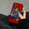 Cartoon S-Super M-MarioS Bros Phone Case For Samsung S25,S24,S21,S22,S23,S30,Ultra,S20,Plus,Fe,Note,10,9,5G Black Cover