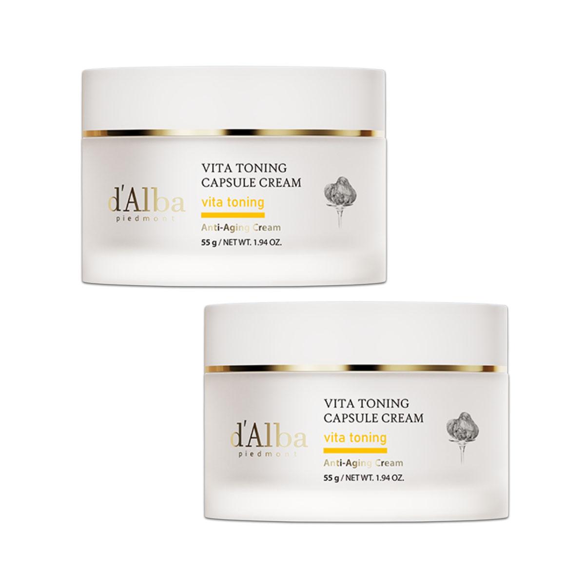 d’Alba Vita Капсульный тонизирующий крем 55 г Двойная упаковка Double Pack(55g)