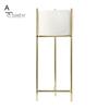 Elegant Ceramic Planter 1 Set Flower Pot Stylish Iron Frame Stand Plant For Office Flowerpot for Home Room Decoration