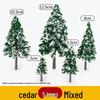 DIY Sand Table Building Trees Set - Handcrafted Miniature Landscape Models with Finished Tree Trunks