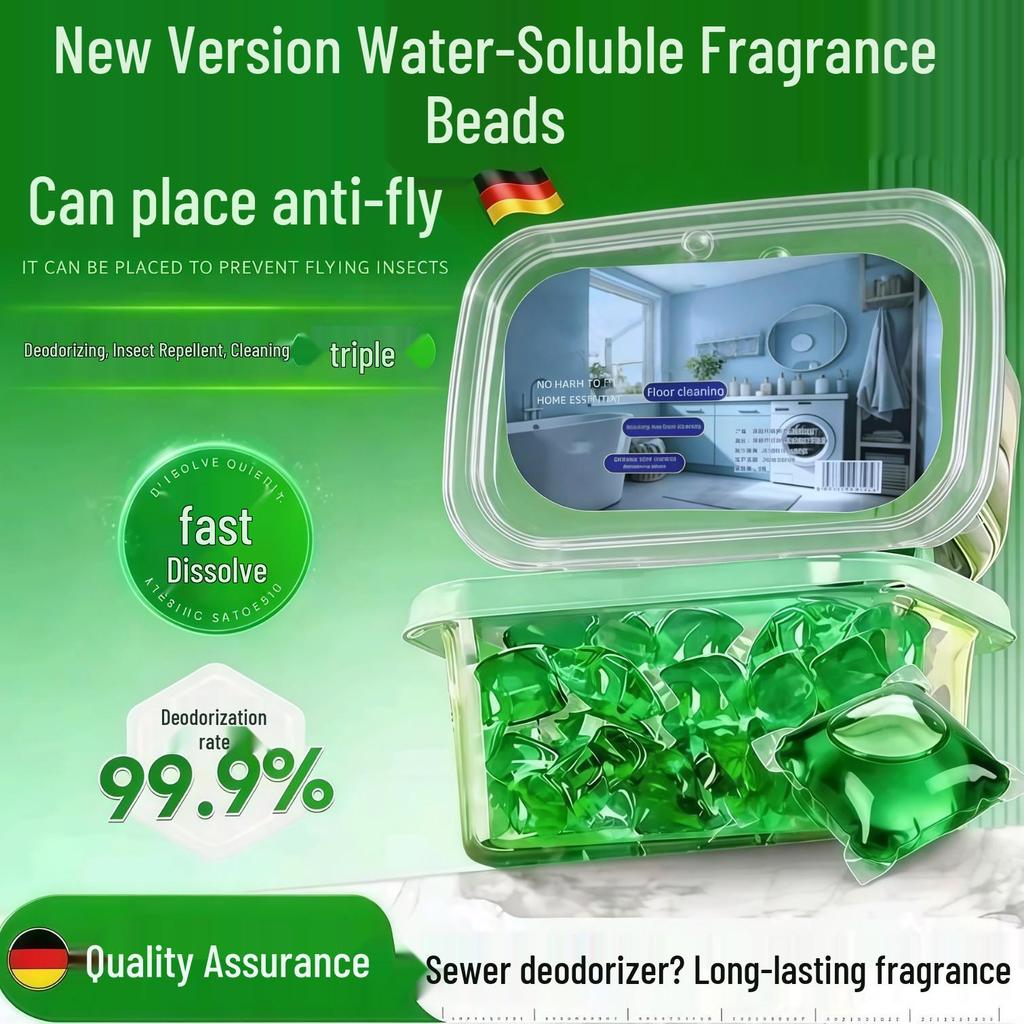 Perle in Gel Deodoranti per Fognature: Soluzione Anti-Odore per WC, Scarico a Pavimento e Tubi, Gel Rimuovi Odori per la Casa