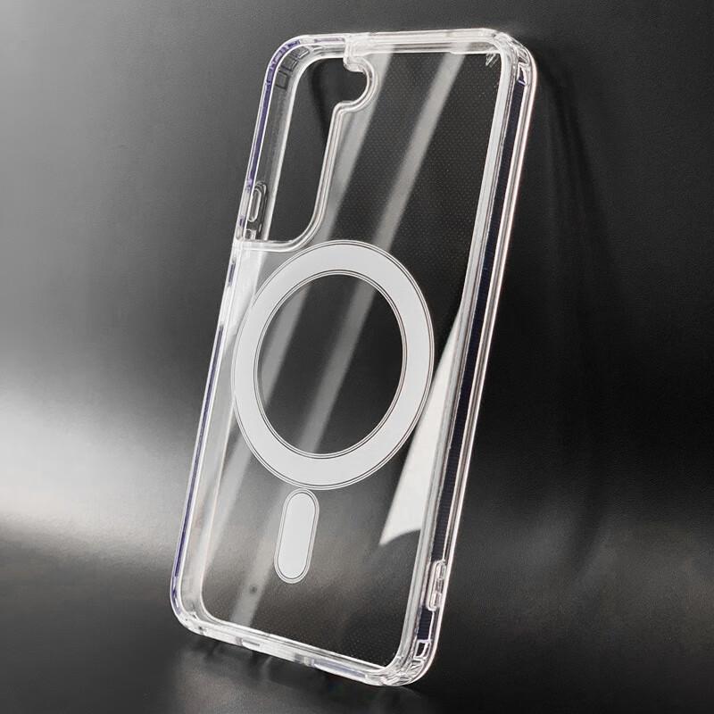 Suitable for Samsung Galaxy S25ultra Mobile Phone Case Magneto Metal Magnetic Suction MagSafe Folding Bracket Cover