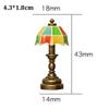 1:12 6 Styles Dollhouse Miniature Floor Lamp Mini Simulation Bedside Lamp  Doll House Decor