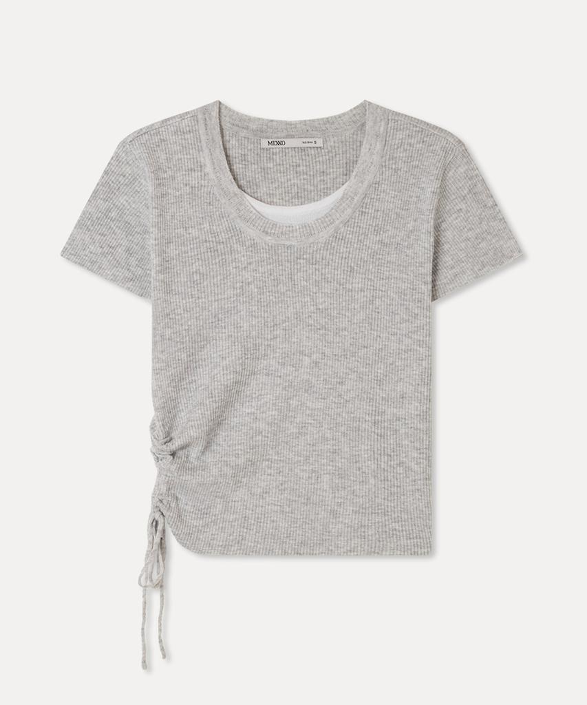 MIXXO Side String Layered Knit Re Kaf78Qt_Miwkag51Qt