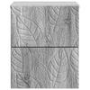 Wall Mounted Nightstand Grey Sonoma 34.5 x 33 x 40 cm