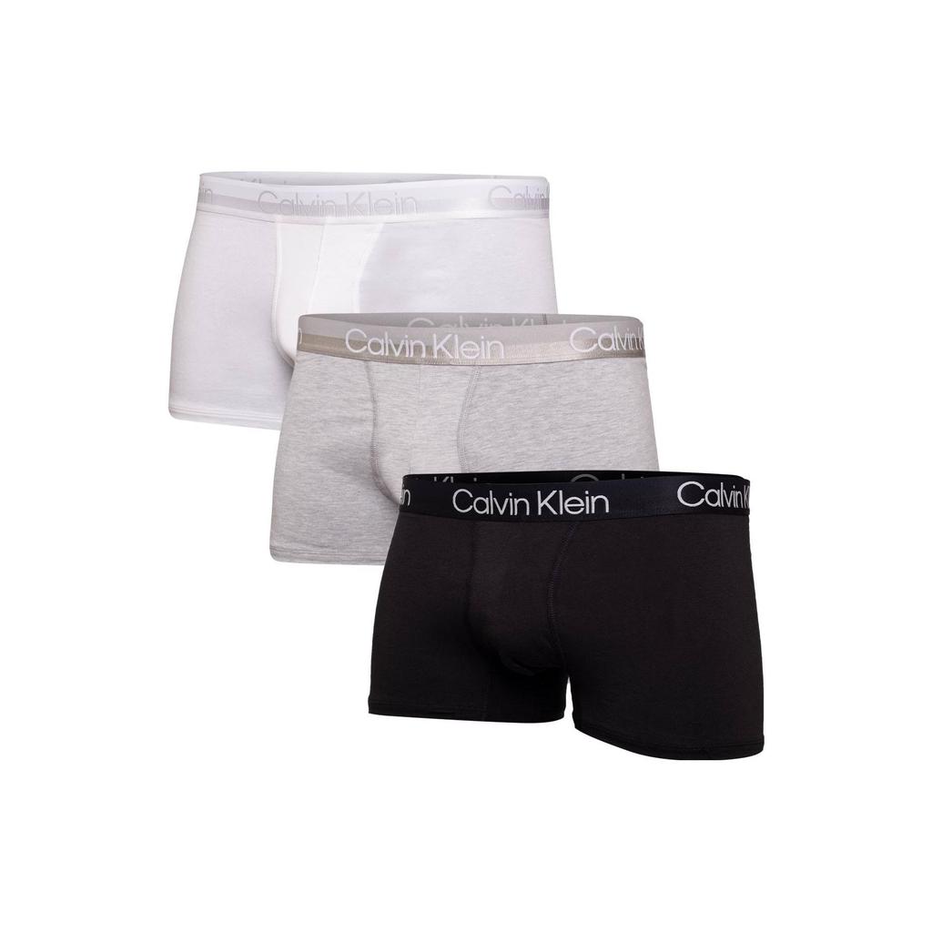 Calvin Klein Letter Logo Print Mid-Rise Slim Fit Boxer Briefs 3-Pack Men Underwear 000NB2970A-UW5