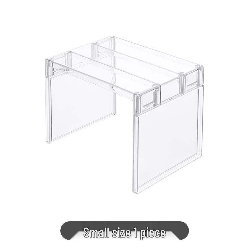 

Transparent Layered Bathroom Cabinet Shelf for Skincare & Cosmetics