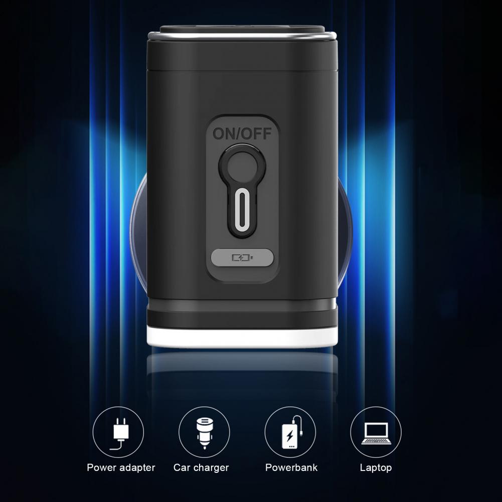 Electric Air Pump Portable Cordless Air Pump with 5 Nozzles Usb Rechargeable Camping Light Swimming Ring Float Electric for Air