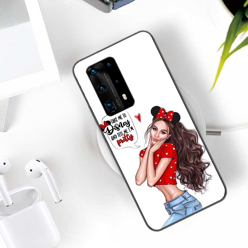 

Семейный мягкий прозрачный чехол для телефона для мамы, ребенка, папы, для Huawei P30 Lite P10 P20 P40 P50 Pro Mate 40 Pro 30 20 10 Lite, силиконовый чехол Huawei P30