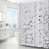 Minimalist Cute Shower Curtain With Hooks Waterproof Mildew Proof Easy Clean Install For Multi-scene Bathroom Bathtub Privacy