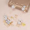 4pcs Handmade Bridal Hair Combs Artificial Flower Flower Hairpins Tiaras Headdress  Bridesmaid