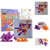Lustiges Tetris-Schach-Freizeitpuzzlespiel für 2 Personen – ein tolles Familienspiel!
