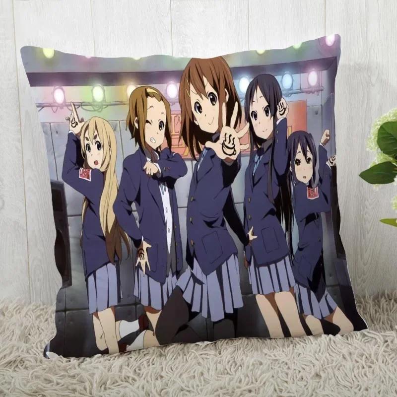 K-On! Pillow Cover Customize Pillow Case Modern Home Decorative Pillowcase For Living Room 45X45cm A19.12.13