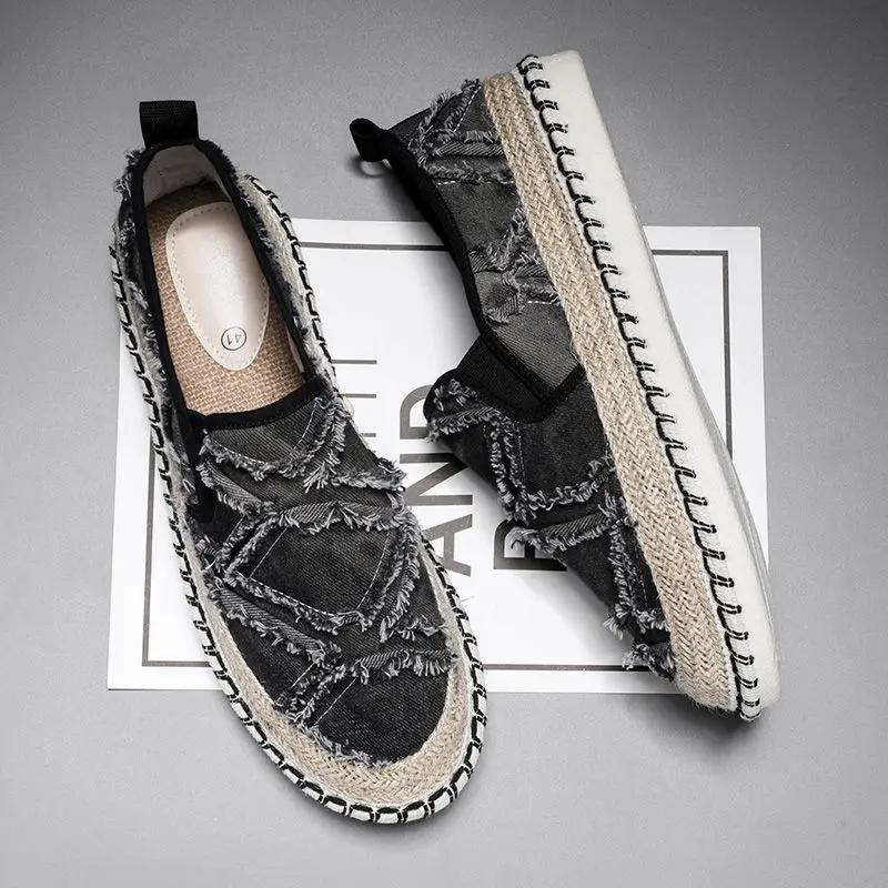 

Модная мужская повседневная обувь Корейский стиль Холщовые Мягкие Кроссовки для молодых студентов Не кожа Размер 44 Мода 2025 Работа Новинка Скидки Мужская обувь 39