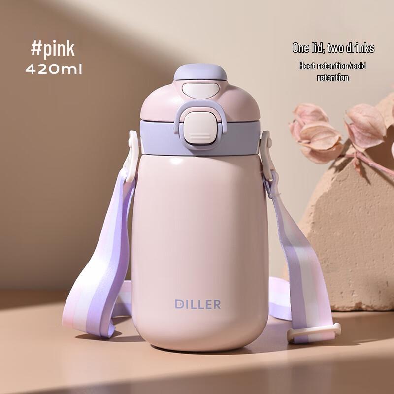 Dileber 316L Stainless Steel Insulated Straw Bottle