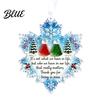 Holiday Window Ornaments Snowflake-Shaped Sea Glass Ornament, Acrylic Christmas Friendship Keepsake, Coastal Inspired Winter Party Tree Hanging