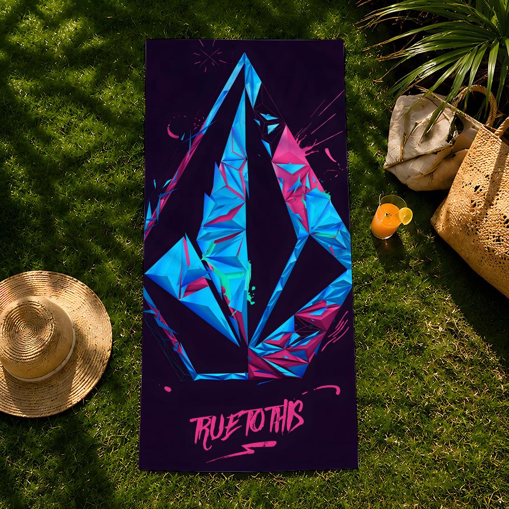 Brand V-Volcom Towel beach towel, quick drying absorbent bath towel for Swim,Gym,Camping,Outdoor
