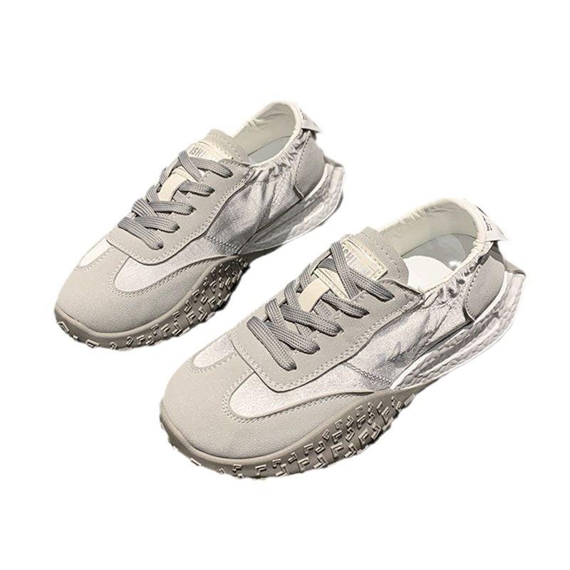 Saténové dámské boty Forrest Gump boty platformové podrážky módní všestranné prodyšné zvyšující výšku ležérní sportovní obuv německá tréninková obuv