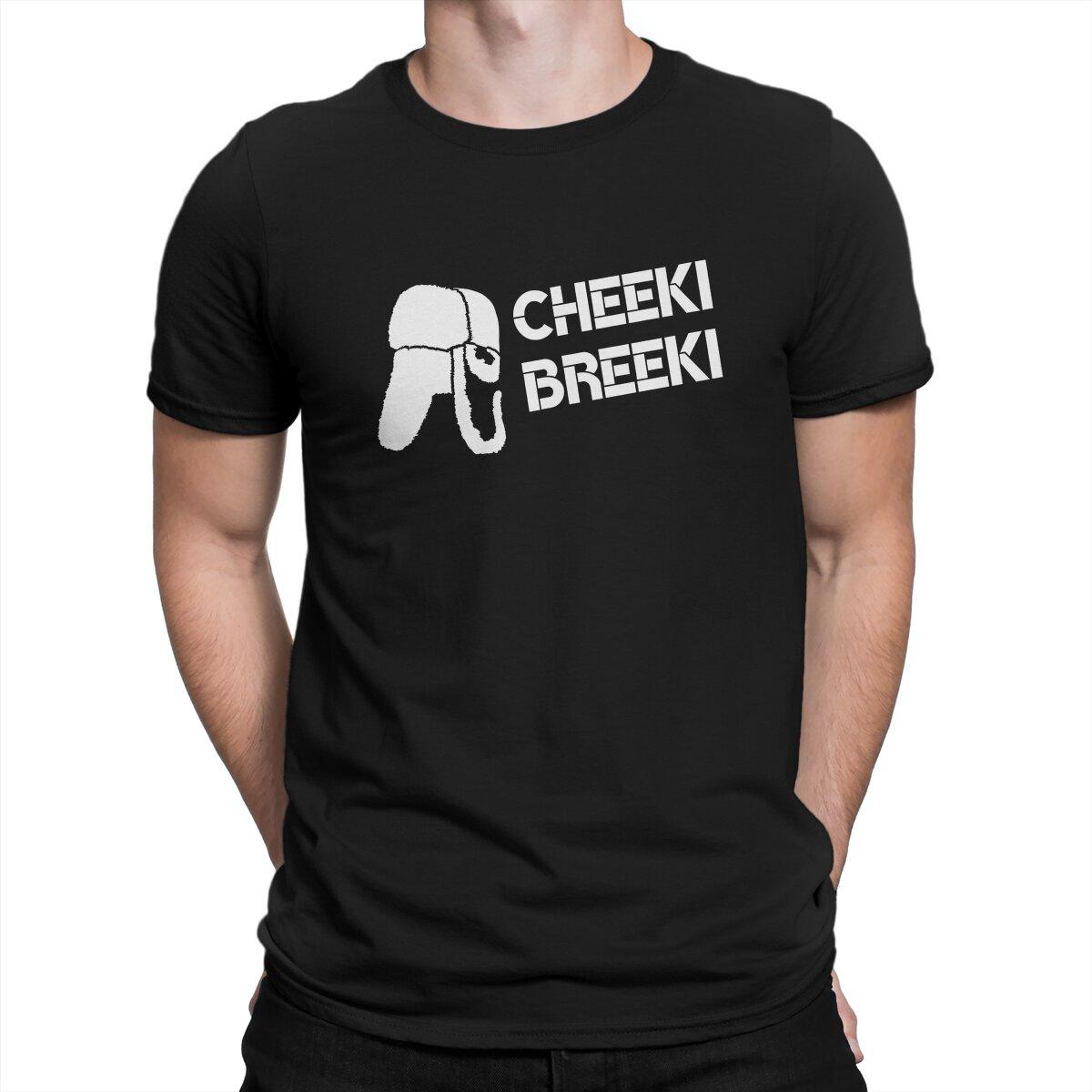 

Escape From Tarkov Cheeki Breeki Tshirt Graphic Men Polyester Tops Vintage Homme Summer Streetwear Harajuku T Shirt 4XL