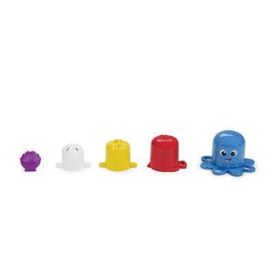 Baby Einstein Stackable Cup with Octopus Bath [3 Months and Up] Bath Toy, Water Play, 13145