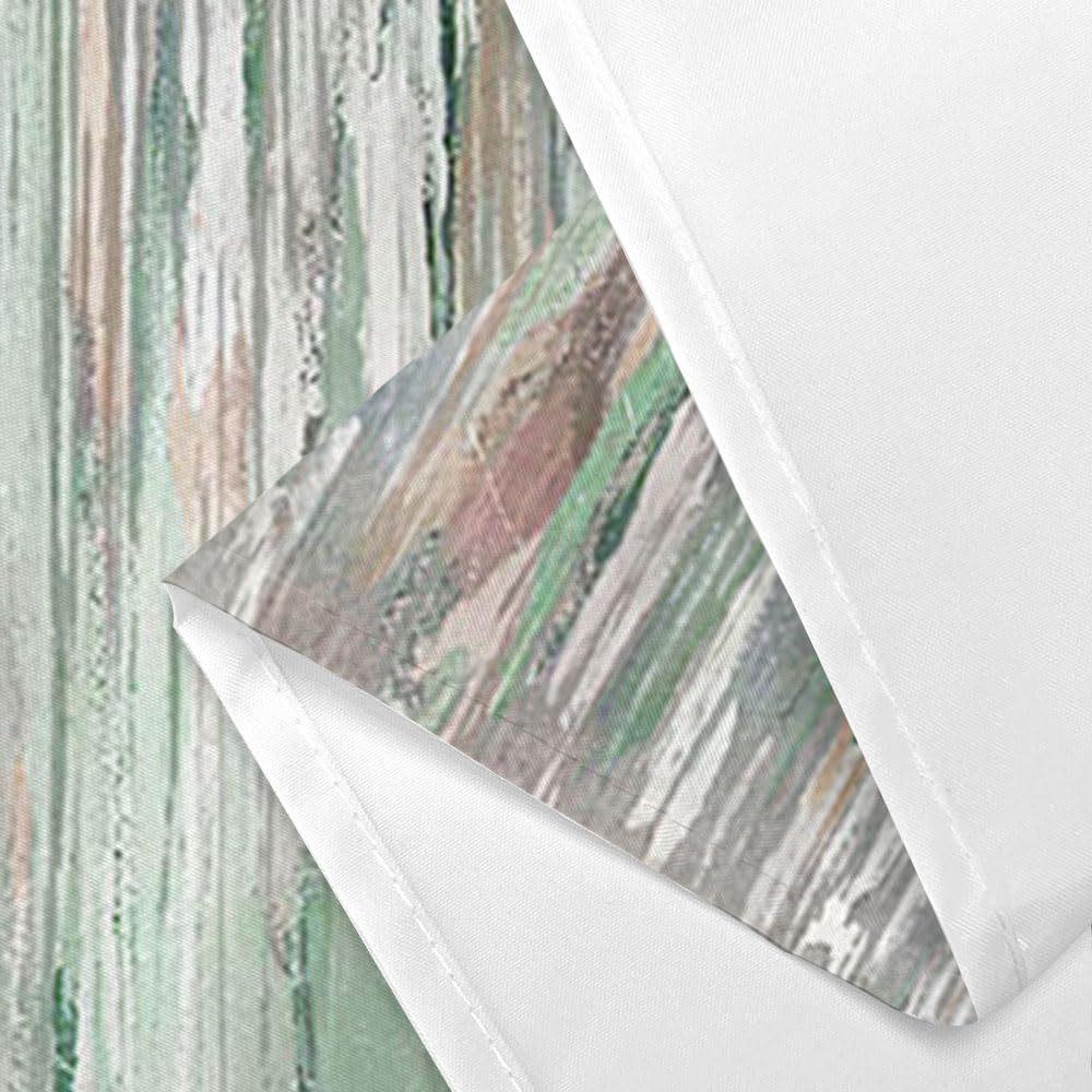Abstract Shower Curtain Modern Bathroom Shower Curtain Set Beach Aesthetic Stripes Contemporary Minimalist Painting Fabric Shower Curtain Curtain