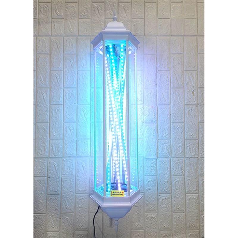 Letrero LED Giratorio de Poste de Barbería