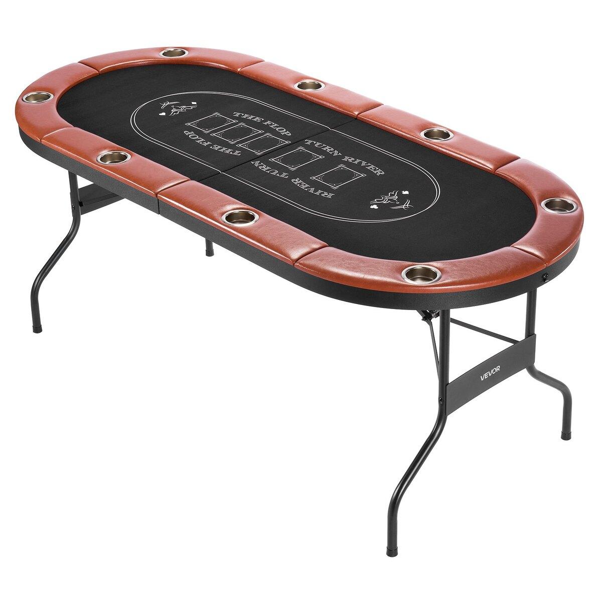 1828.8 mm Folding Poker Table