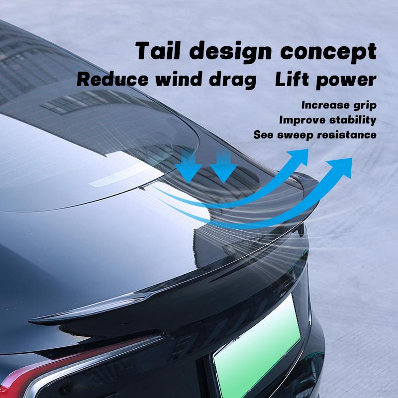 Rear Trunk Spoilers For New Tesla Model 3 Highland 2024 ABS Carbon Fiber Original Model 3 High-performance Exterior Accessories