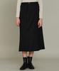 ITOV SEOUL Mid-Rise Wool Flare Belted Skirt Bk
