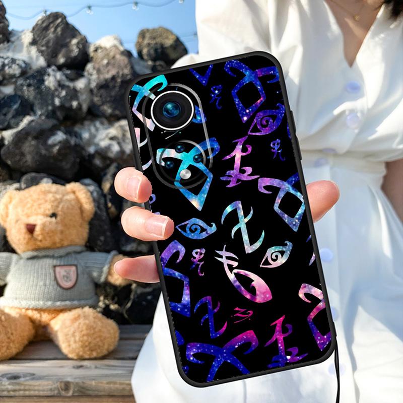 Shadowhunters Angelic Rune logo Case For Honor X9b X8b X8 X9 X6a X7a X8a X9a Honor Magic 6 5 Pro 50 70 90 Lite Back Cover