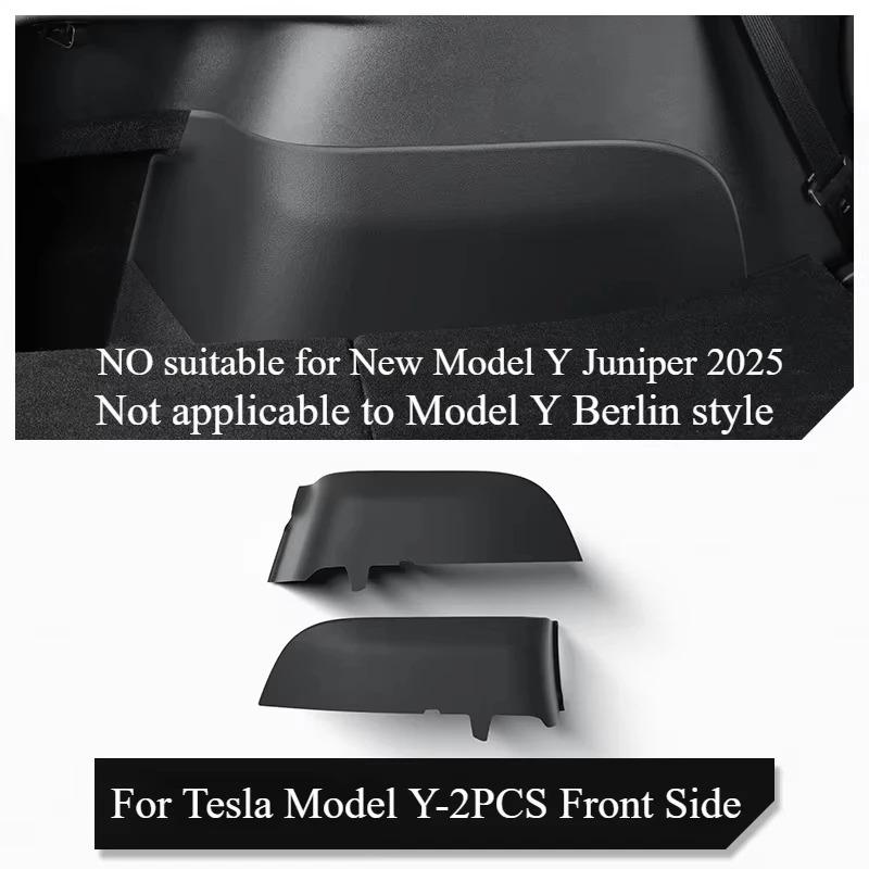 Car Trunk Guard for Tesla Model Y 2021-2024 TPE Tail Box Side Fully Wrapped Protective Panel Wear-resistant Car Mat Accessories