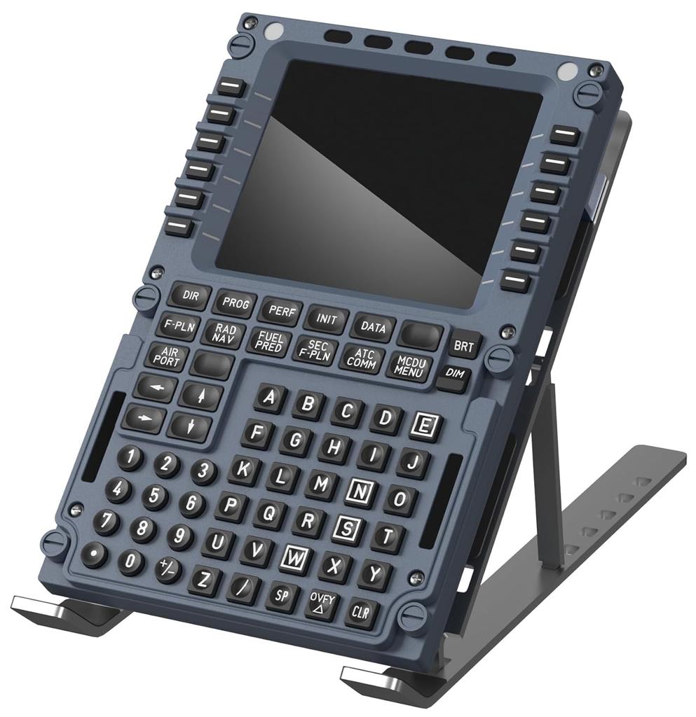 Wingflex A320 MCDU Flight Simulator Flight Controller with Realistic Aircraft Precision and PC Compatible Feel, Control, Plug-and-Play Design, (A320)