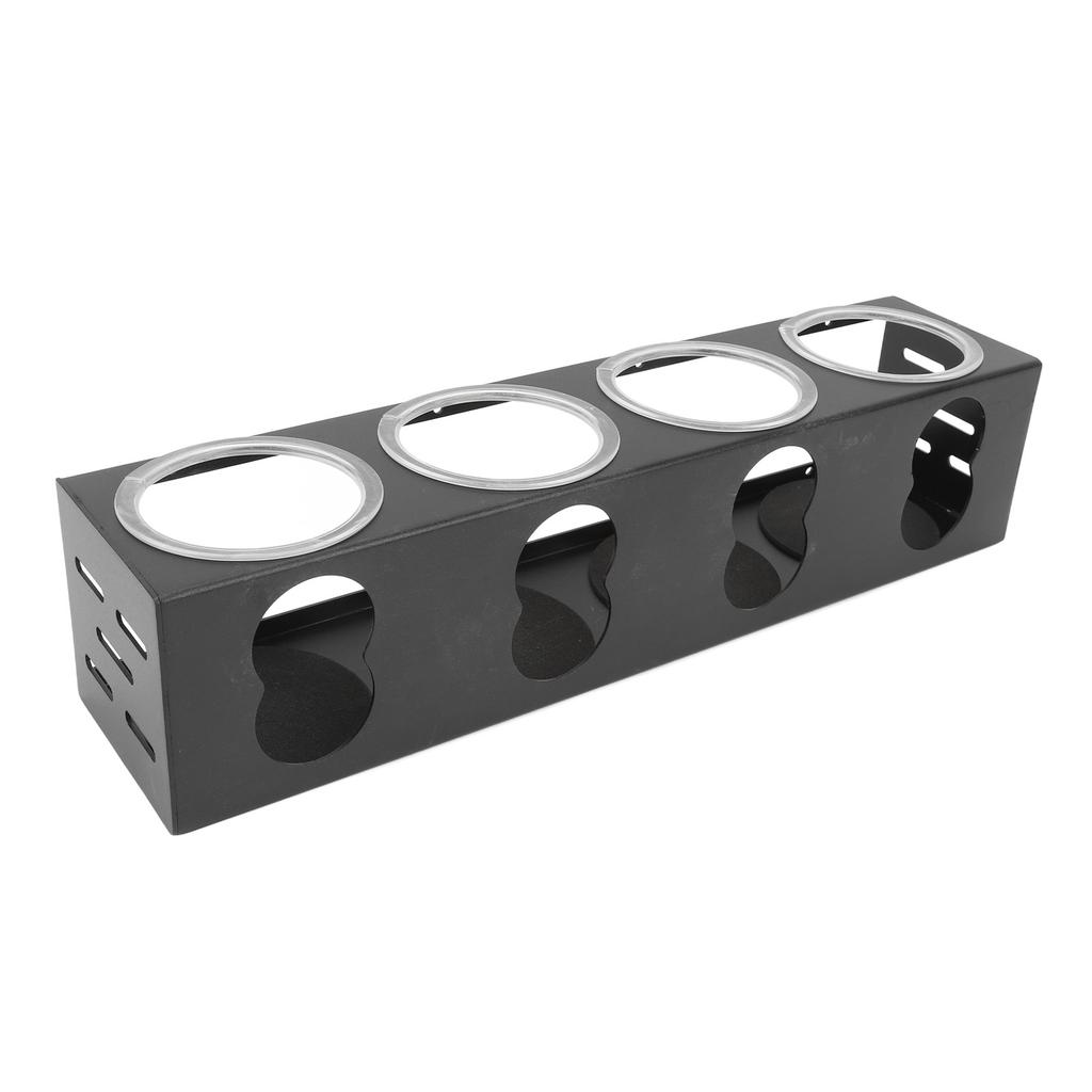 RV Gewürzregal Organizer Aluminiumlegierung Platzsparend Leise Nutzung Küchengewürzhalter Regal Organizer für Wohnwagen Wohnmobil