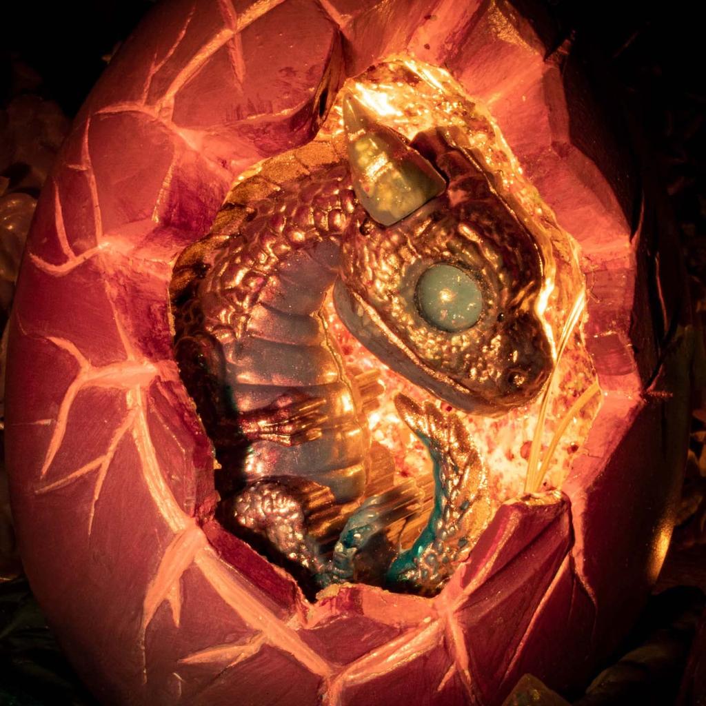 FUNSHOWCASE Dragon Egg Silicone Mold, for UV Resin, Epoxy Resin, Fondant, Plaster, Soap, Clay, and More