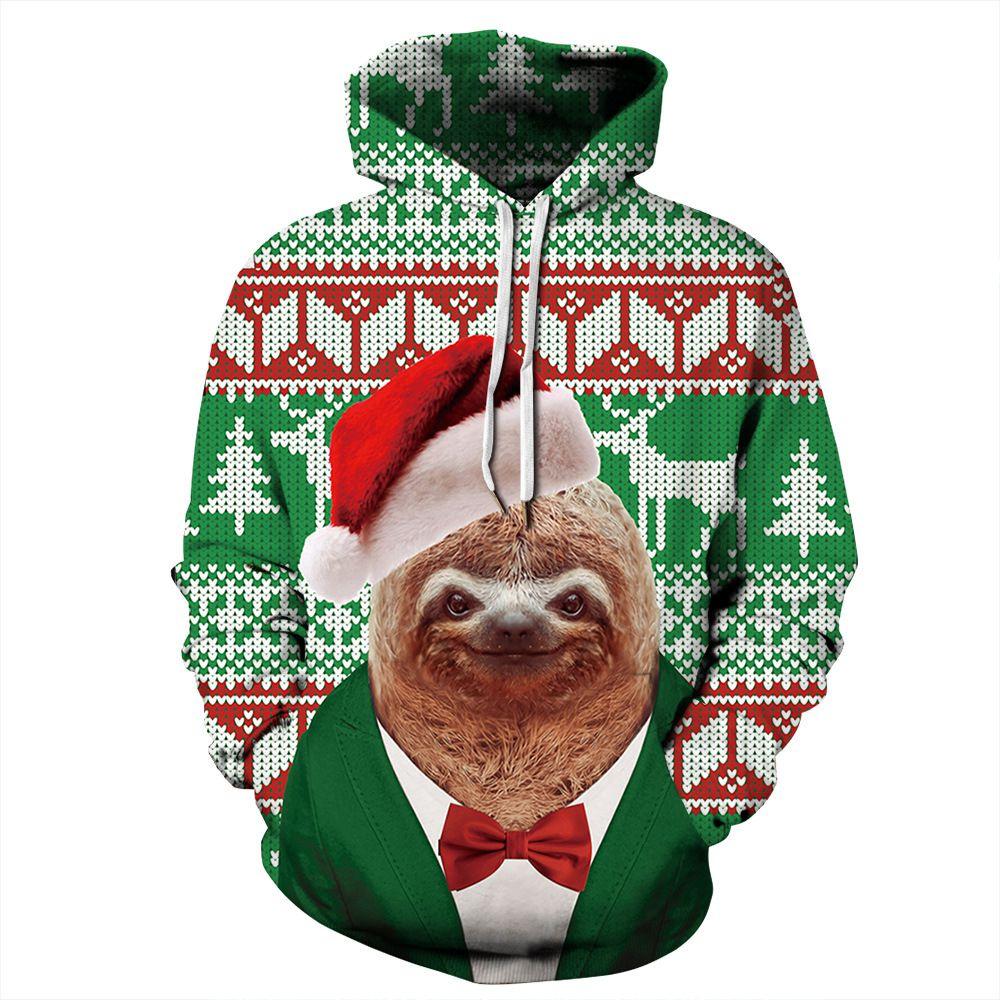 Luxuriously Comfortable Men Women Christmas Hoodie With Snowman 3d Print Design