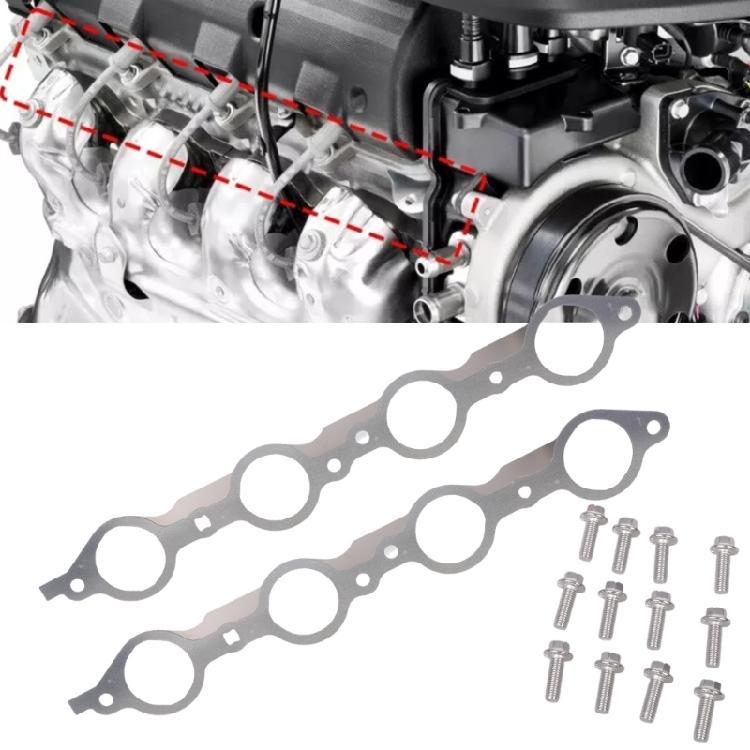 High Temp Metal Exhaust Gasket Set For Long Lasting Seal & Vibration Resistance 551696 12617944 03413B 11518860 11609481