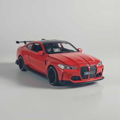 1/32 BMW M4 Coupe Sports Car Alloy Die Casting Model Collection Miniature Desktop Ornaments Miniauto Mini GT Holiday Gift Boy