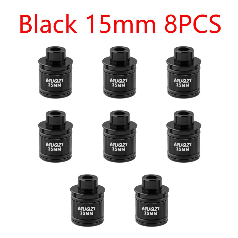 3-10PCS Aluminum Alloy Bike Hub Thru Axle Adapter Quick Release Stable Bike Hub Converter Bike Thru Axle Quick Release Adapter