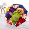 Teletubbies, Christmas Automatic Opening and Closing, 8 Rib Structure Portable Umbrella, Suitable for Men and Women In All Seasons  Perfect