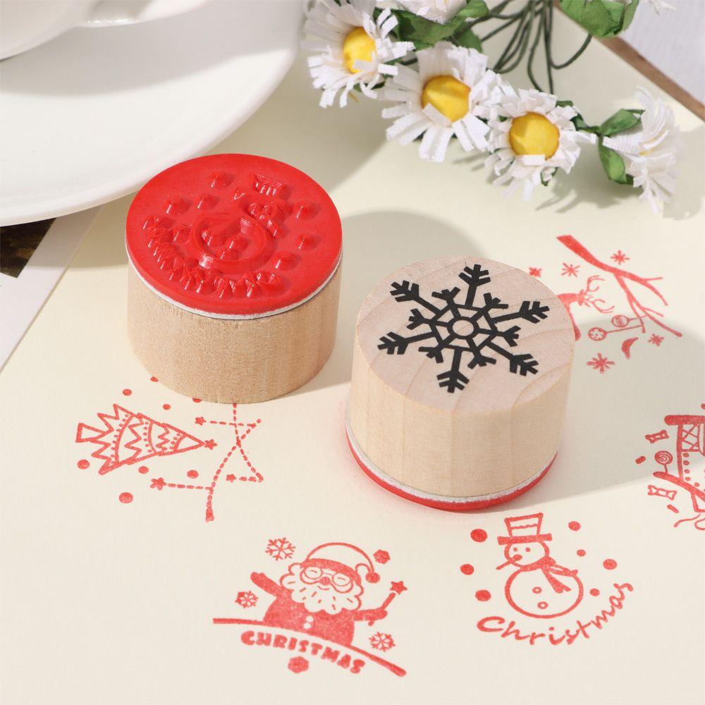 Painting Daily Planner Decor Letter Stamp Blessing Greeting Words Scrapbooking Wooden Rubber Stamp
