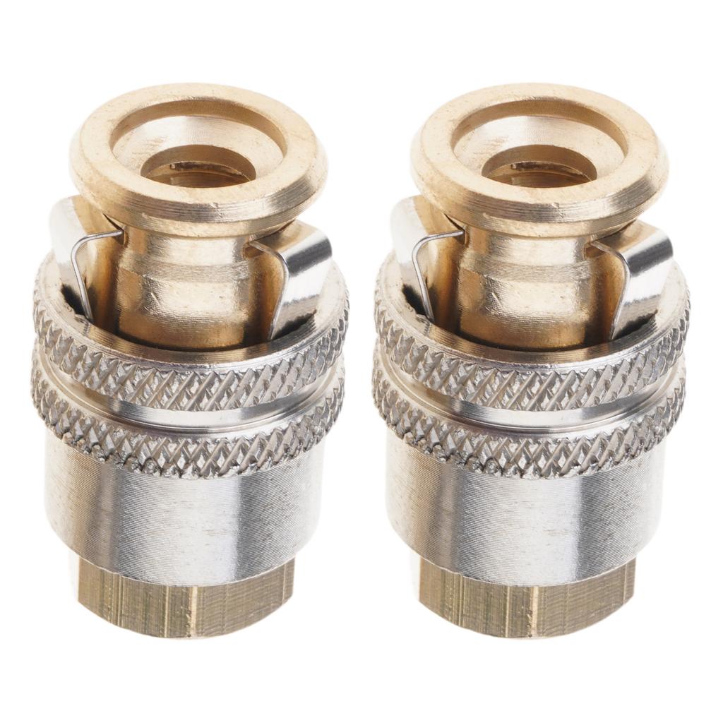 Brass Self Locking Tire Air Chuck Tire Inflator Clip Simple To Use Designed for Leak Proof Performance & Easy Operate