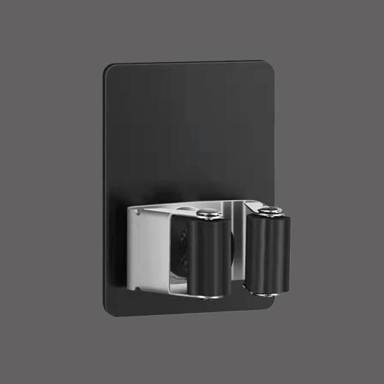 Uchwyt na mopa Bez dziurkacza Mocne łożysko Łatwa instalacja Wielofunkcyjny wieszak ścienny ze stali nierdzewnej do organizera mopa Akcesoria kuchenne i łazienkowe