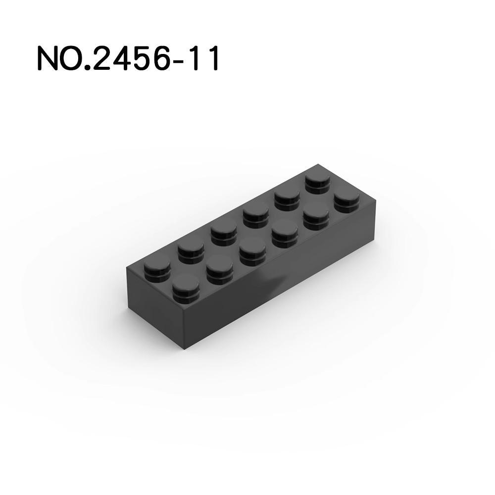 20 Stück MOC Teile 2456 Stein 2 x 6 44237 Kompatible Steine DIY Zusammenbau Bausteine Partikel Kinder Puzzle Gehirnspielzeug Geschenk