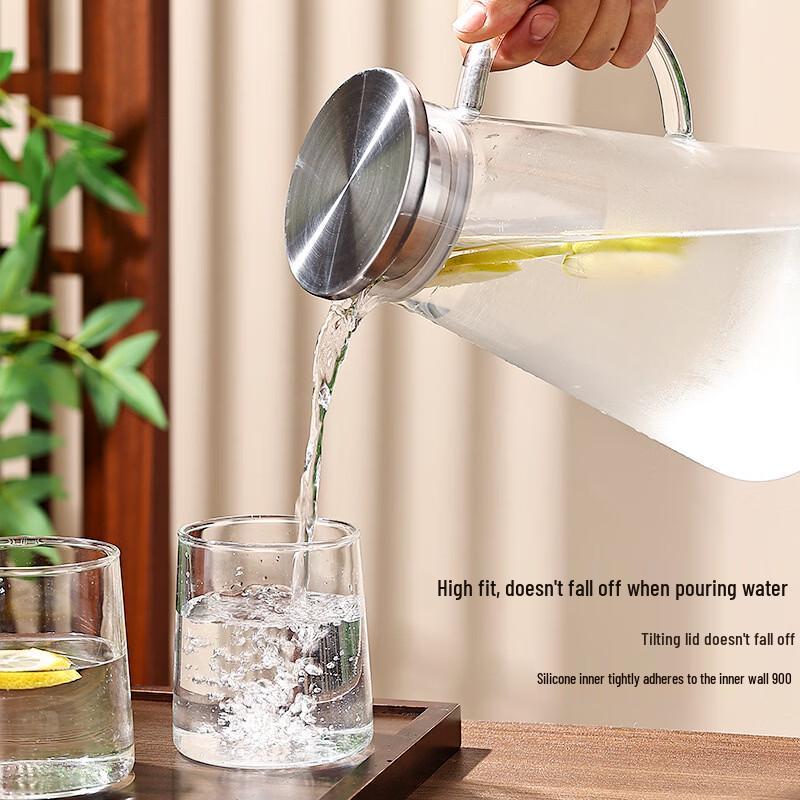YOLCO Large Capacity High-Temperature Glass Pitcher