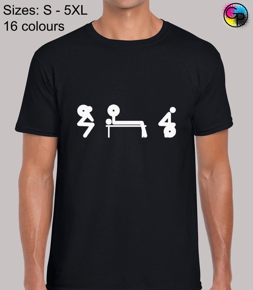 

Squat Bench Deadlift Training Top Gym Regular Fit T-Shirt Tee for Men 3XL