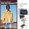 Punk Bag Chain Wallet Chain for Men Women Long Pocket Keychain with Lobster Clasps for Keys Bags