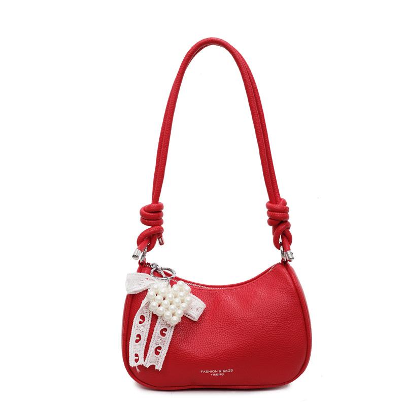 Handbag Women's New Fashionable Solid Color Shoulder Messenger Bag
