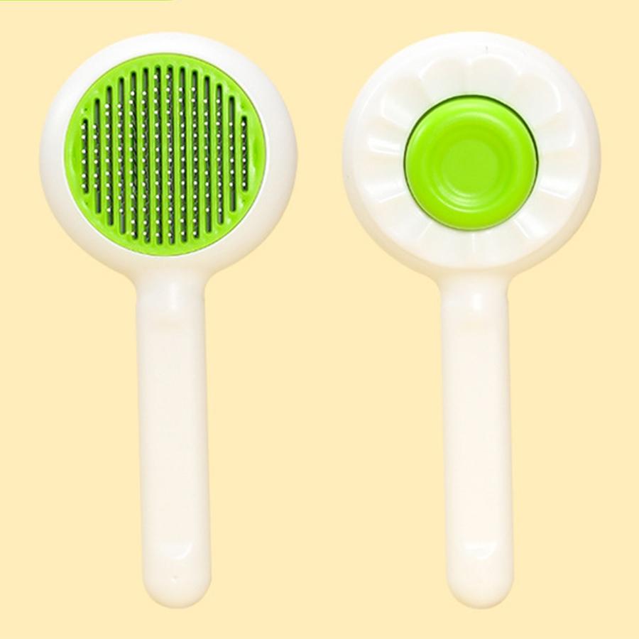 1pcs Cat Comb Hair Removal Needle Comb Brush Dog Hair Cleaning Comb One Click Hair Removal Comb