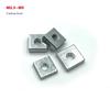 DIN562 M2.5 M3 M4 M5 Galvanized Zinc Plated Carbon Steel Thin Square Nuts Quadrangle Block Compatible With Prusa
